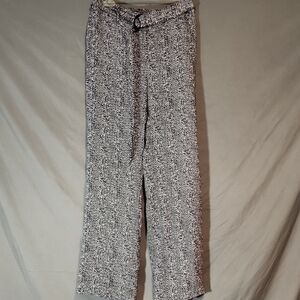 White House Black Market Monochrome Wide Leg Pants